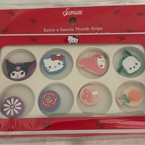 Sanrio Pink and Red Thumb Grips for Nintendo Switch